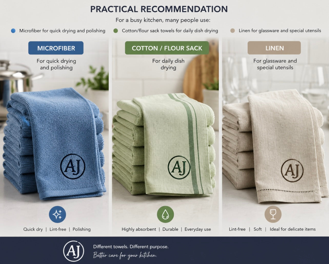 AJ Signature Kitchen Towels