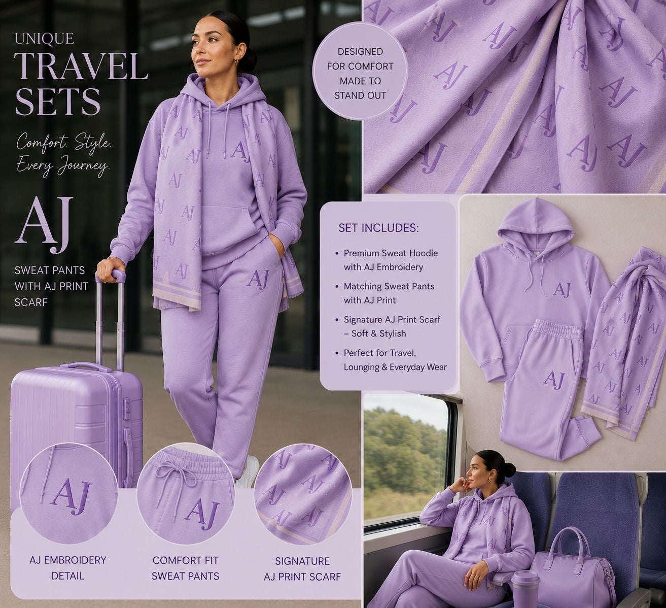 AJ Luxe Travel Set